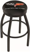 Corvette C6 Flat Black or Chrome Ring Bar Stool Corvette C6 Flat Black or Chrome Ring Bar Stool