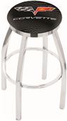 Holland Corvette C6 Flat Ring Chrome Bar Stool Holland Corvette C6 Flat Ring Chrome Bar Stool