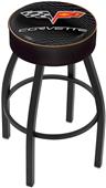 Holland Corvette C6 Black or Chrome Bar Stool Holland Corvette C6 Black or Chrome Bar Stool