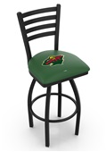 Holland NHL Minnesota Wild Ladder Swivel Bar Stool Holland NHL Minnesota Wild Ladder Swivel Bar Stool