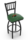 NHL Minnesota Wild Jailhouse Swivel Bar Stool NHL Minnesota Wild Jailhouse Swivel Bar Stool