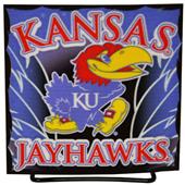 Illumasport Univ of Kansas Light Up Car Sticker