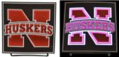 Illumasport Univ of Nebraska Light Up Car Sticker