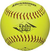 Diamond Zulu Red Stitch 12" ASA Leather Softballs