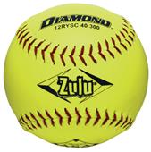 Diamond Zulu Red Stitch 12" ASA Synthetic Softball Diamond Zulu Red Stitch 12" ASA Synthetic Softball