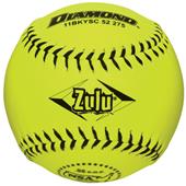 Diamond Zulu Black Stitch NSA 12" 11" Softballs Diamond Zulu Black Stitch NSA 12" 11" Softballs