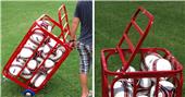 Soccer Wall Big Red Bayern Soccer Ball Cart Soccer Wall Big Red Bayern Soccer Ball Cart