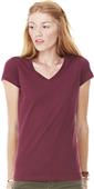 Bella+Canvas Womens Jersey Short Sleeve V-Neck Tee Bella+Canvas Womens Jersey Short Sleeve V-Neck Tee