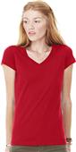 Bella+Canvas Womens Jersey Short Sleeve V-Neck Tee Bella+Canvas Womens Jersey Short Sleeve V-Neck Tee