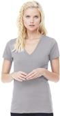 Bella+Canvas Womens Short Sleeve Deep V-Neck Tee Bella+Canvas Womens Short Sleeve Deep V-Neck Tee