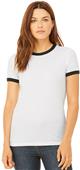 Bella+Canvas Womens Jersey Short Sleeve Ringer Tee Bella+Canvas Womens Jersey Short Sleeve Ringer Tee