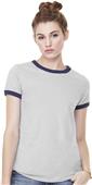 Bella+Canvas Womens Jersey Short Sleeve Ringer Tee Bella+Canvas Womens Jersey Short Sleeve Ringer Tee
