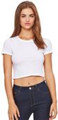 Bella+Canvas Womens Poly-Cotton Crop Tee Bella+Canvas Womens Poly-Cotton Crop Tee
