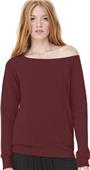Bella+Canvas Womens Fleece Wide Neck Sweatshirt Bella+Canvas Womens Fleece Wide Neck Sweatshirt