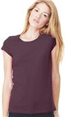 Bella Womens Sheer Jersey Short Sleeve T-Shirt Top Bella Womens Sheer Jersey Short Sleeve T-Shirt Top