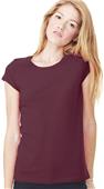Bella Womens Sheer Jersey Short Sleeve T-Shirt Top Bella Womens Sheer Jersey Short Sleeve T-Shirt Top