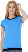 Bella Womens Sheer S/S Shirt Crew T-Shirt Top Bella Womens Sheer S/S Shirt Crew T-Shirt Top