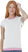 Bella Womens Sheer S/S Shirt Crew T-Shirt Top Bella Womens Sheer S/S Shirt Crew T-Shirt Top