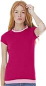 Bella Womens Sheer S/S Shirt Crew T-Shirt Top Bella Womens Sheer S/S Shirt Crew T-Shirt Top