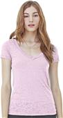 Bella+Canvas Women Burnout Short Sleeve V-Neck Tee Bella+Canvas Women Burnout Short Sleeve V-Neck Tee