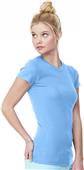 Bella+Canvas Women Sheer Mini Rib Short Sleeve Tee Bella+Canvas Women Sheer Mini Rib Short Sleeve Tee