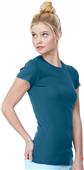 Bella+Canvas Women Sheer Mini Rib Short Sleeve Tee Bella+Canvas Women Sheer Mini Rib Short Sleeve Tee