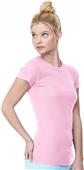 Bella+Canvas Women Sheer Mini Rib Short Sleeve Tee Bella+Canvas Women Sheer Mini Rib Short Sleeve Tee