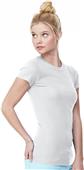 Bella+Canvas Women Sheer Mini Rib Short Sleeve Tee Bella+Canvas Women Sheer Mini Rib Short Sleeve Tee