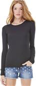 Bella+Canvas Womens Sheer Mini Rib Long Sleeve Tee Bella+Canvas Womens Sheer Mini Rib Long Sleeve Tee
