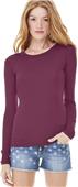 Bella+Canvas Womens Sheer Mini Rib Long Sleeve Tee Bella+Canvas Womens Sheer Mini Rib Long Sleeve Tee