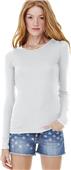 Bella+Canvas Womens Sheer Mini Rib Long Sleeve Tee Bella+Canvas Womens Sheer Mini Rib Long Sleeve Tee