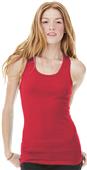 Bella+Canvas Womens Sheer Mini Rib Racerback Tank Bella+Canvas Womens Sheer Mini Rib Racerback Tank