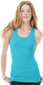 Bella+Canvas Womens Sheer Mini Rib Racerback Tank Bella+Canvas Womens Sheer Mini Rib Racerback Tank