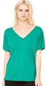 Bella+Canvas Flowy Simple V-Neck Tee Bella+Canvas Flowy Simple V-Neck Tee