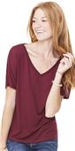 Bella+Canvas Flowy Simple V-Neck Tee Bella+Canvas Flowy Simple V-Neck Tee