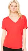 Bella+Canvas Flowy Simple V-Neck Tee Bella+Canvas Flowy Simple V-Neck Tee