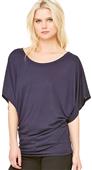 Bella+Canvas Womens Flowy Draped Sleeve Dolman Tee Bella+Canvas Womens Flowy Draped Sleeve Dolman Tee