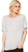 Bella+Canvas Womens Flowy Draped Sleeve Dolman Tee Bella+Canvas Womens Flowy Draped Sleeve Dolman Tee