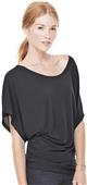 Bella+Canvas Womens Flowy Draped Sleeve Dolman Tee Bella+Canvas Womens Flowy Draped Sleeve Dolman Tee