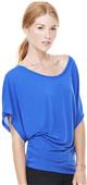 Bella+Canvas Womens Flowy Draped Sleeve Dolman Tee Bella+Canvas Womens Flowy Draped Sleeve Dolman Tee