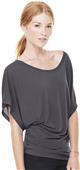 Bella+Canvas Womens Flowy Draped Sleeve Dolman Tee Bella+Canvas Womens Flowy Draped Sleeve Dolman Tee