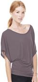 Bella+Canvas Womens Flowy Draped Sleeve Dolman Tee Bella+Canvas Womens Flowy Draped Sleeve Dolman Tee