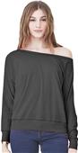 Bella+Canvas Flowy Long Sleeve Off Shoulder Tee Bella+Canvas Flowy Long Sleeve Off Shoulder Tee
