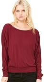 Bella+Canvas Flowy Long Sleeve Off Shoulder Tee Bella+Canvas Flowy Long Sleeve Off Shoulder Tee