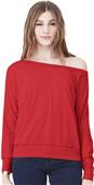 Bella+Canvas Flowy Long Sleeve Off Shoulder Tee Bella+Canvas Flowy Long Sleeve Off Shoulder Tee