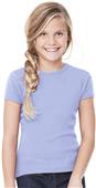 Bella+Canvas Girl's Baby Rib Short Sleeve Tee Bella+Canvas Girl's Baby Rib Short Sleeve Tee