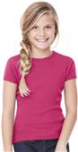 Bella+Canvas Girl's Baby Rib Short Sleeve Tee Bella+Canvas Girl's Baby Rib Short Sleeve Tee