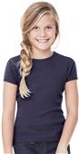 Bella+Canvas Girl's Baby Rib Short Sleeve Tee Bella+Canvas Girl's Baby Rib Short Sleeve Tee