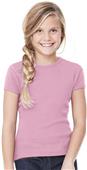 Bella+Canvas Girl's Baby Rib Short Sleeve Tee Bella+Canvas Girl's Baby Rib Short Sleeve Tee
