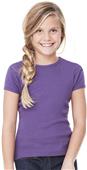 Bella+Canvas Girl's Baby Rib Short Sleeve Tee Bella+Canvas Girl's Baby Rib Short Sleeve Tee